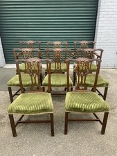 Antique Set 8 Mahogany