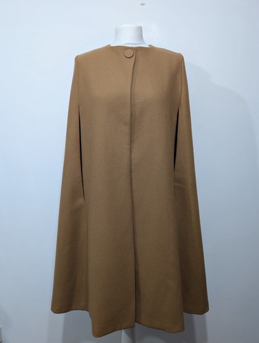 Zara camel wool cape - camel,