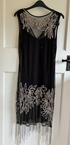 Roman size black 1920s - black,