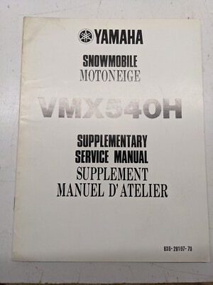 Yamaha supplementary service - supplementary,