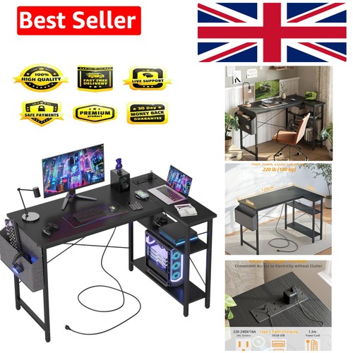 Small shaped desk - small,