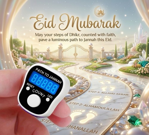 White digital counter - 6,