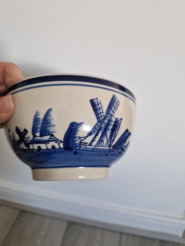 Delft blue dutch windmill - dutch,