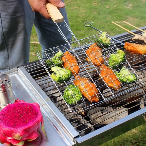 Bbq grilling basket mesh net - grilling,