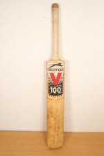 Vintage SLAZENGER V100 Panther Cricket Bat Harrow Size Kashmir Willow