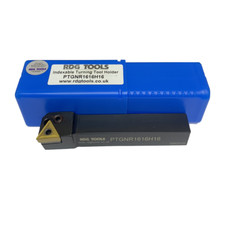 16MM RIGHT HAND INDEXABLE CARBIDE TIPPED LATHE TURNING TOOL/TNMG 16 RDGTOOLS