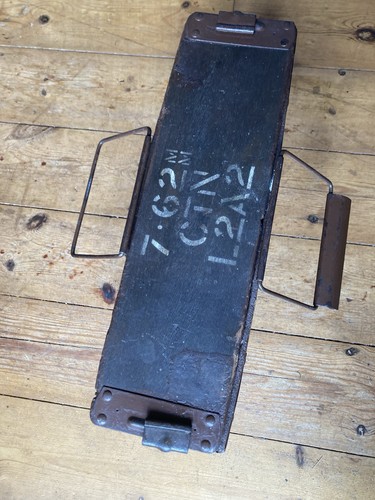 Wooden ammo box military - wooden,