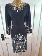 Joseph Ribkoff Black Patterned