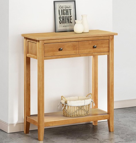 Console table wooden hallway - console,