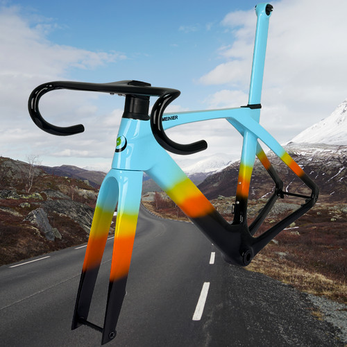 Carbon road bike frameset disc - road,