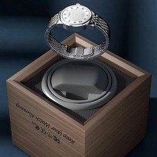 Single Auto Watch Winder Electric Vertical Mechanical Watch Rotating Box Decor
