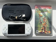 sony PSP white with charger