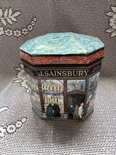 SAINSBURY'S TIN EMPTY 1983 DESIGNED & PRODUCED IAN LOGAN DENTS