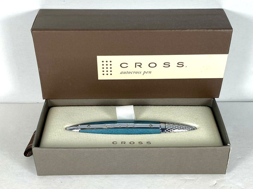 Cross autocross teal leather - autocross,