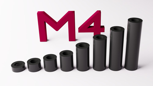 Black plastic spacers - m4,