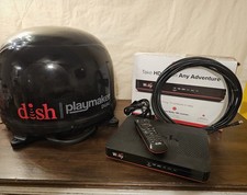 ​DISH Playmaker Dual + Wally HD Receiver Bundle (RV, Camper, Tailgating, 2 TV)
