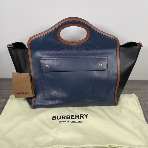 Burberry pocket tote handbag - burberry,