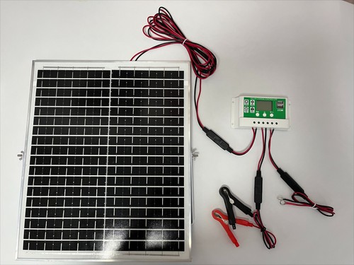 12v 25w solar - kit, w/