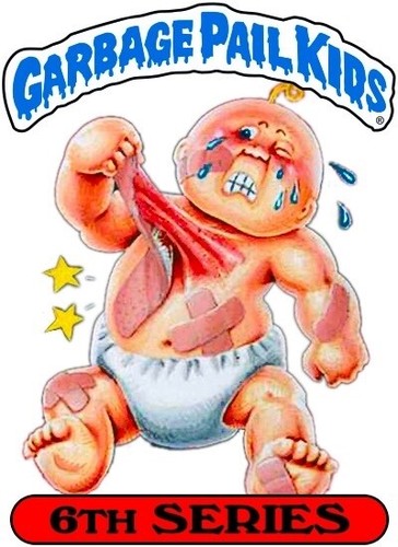 Garbage pail kids series - pail,