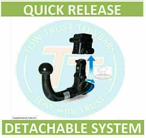 Detachable towbar for - for, vw