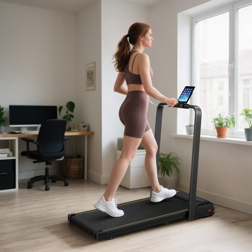Folding treadmill walking - treadmill, pad