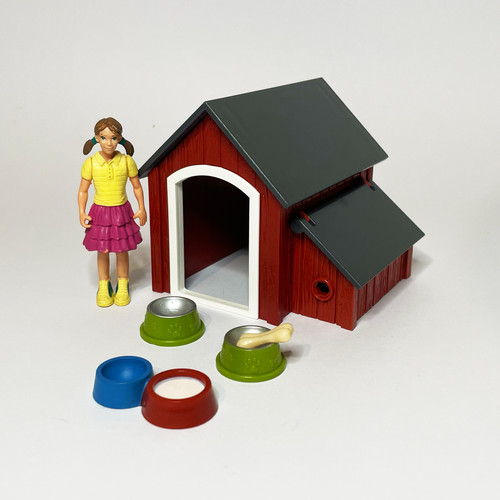 Schleich farm world dog kennel - world,