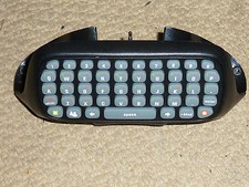 MICROSOFT XBOX 360 LIVE CHATPAD in Black CLIPON CONTROLLER KEYBOARD KEY CHAT PAD