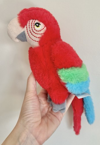 Parrot red macaw plush - parrot,