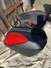 Ducati Supersport 939 950 Rigid Lightweight Side Panniers Red 96781132B Genuine