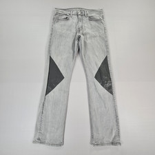 Levis 504 Mens Jeans Grey W34