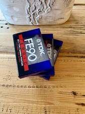 TDK FE90 x3 BLANK AUDIO