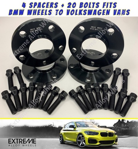 Black alloy wheel spacers - black,
