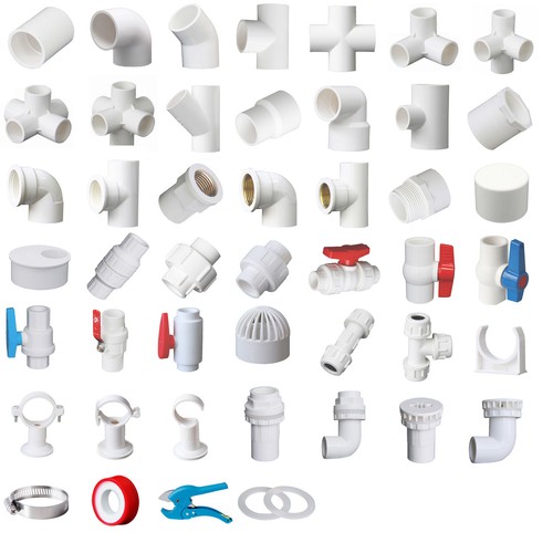 White pvc 32mm pressure - white,