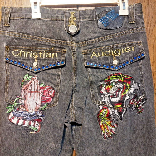 Christian audigier jeans - christian, y2k