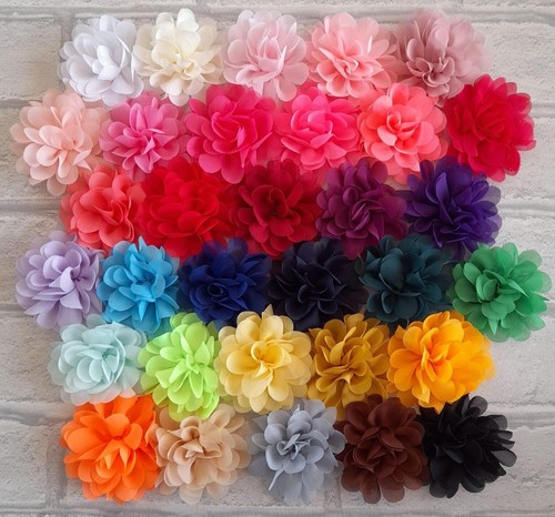 Medium chiffon fabric - chiffon, 2.75"