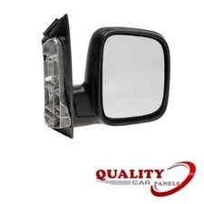 Door wing mirror manual - manual, black
