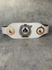 Championship leather boxing belts Engraving plates are blank ready for engraving