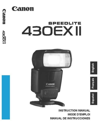 Canon 430ex mark speedlite - ii,