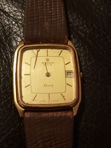 Vintage marvin revue watch - by,