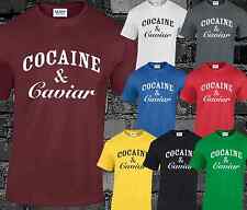 COCAINE AND CAVIAR CROOKS CASTLES MENS T SHIRT SWAG HIPSTER YOLO TOP