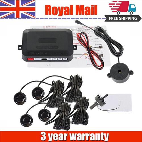 Black parking sensors car - black,