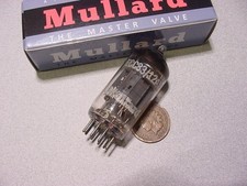 MULLARD BLACKBURN 12AX7 ECC83 TUBE I63-series circa 1965 (tested strong) *****