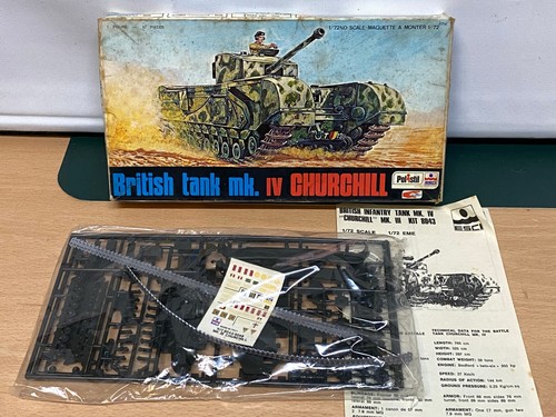 Vintage polistil british tank - polistil,