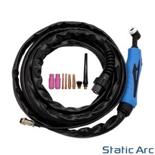WP17F TIG WELDING TORCH FLEXIBLE HEAD GAS HF HIGH FREQUENCY TRIGGER WP17 KIT 4m