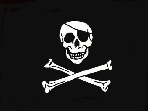 Skull and crossbones flag x - crossbones,
