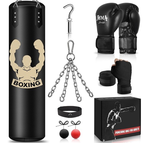 Heavy punch bag set - heavy,