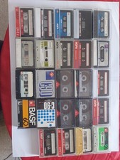 29 X USED AUDIO CASSETTE TAPES