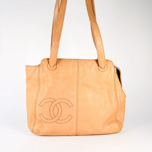 Chanel logo tote - cc,