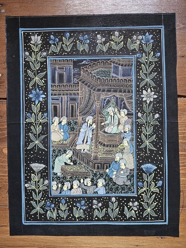 Indian painting silk - on, ?