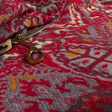 Kilim Medallion Patchwork Red